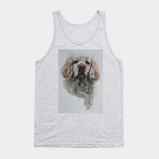 Clumber Spaniel Portrait Tank Top